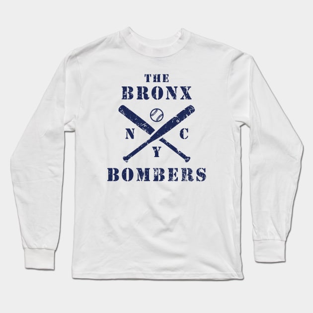 Bronx Bombers Long Sleeve T-Shirt by PopSmarts